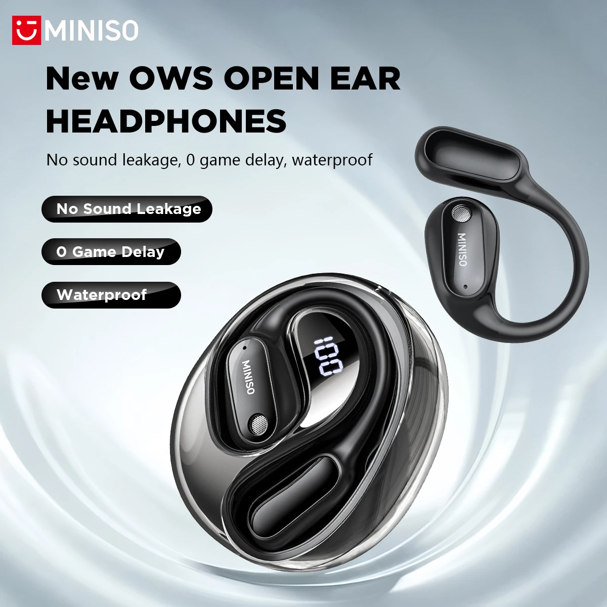 MINISO MS190 Real Time AI Voic - Bluetooth Headset On Ear recension och pris
