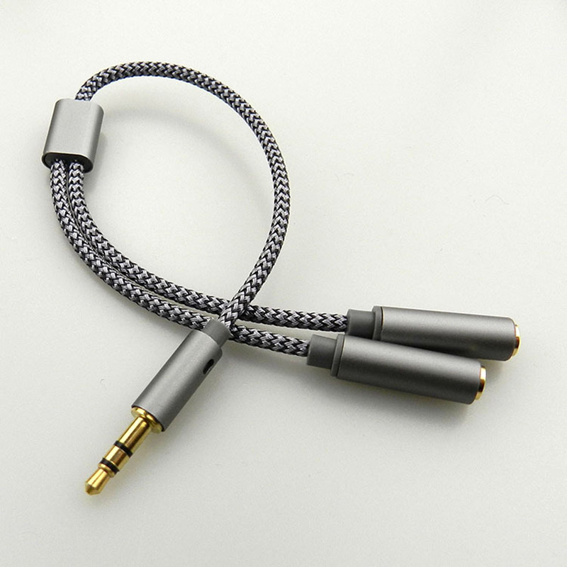 3.5mm Audio Splitter Y Jack 1  - Earphone Splitter Jack recension och pris