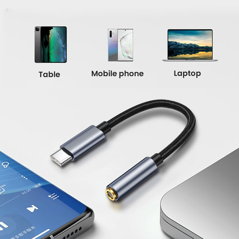 USB C Headphone Jack Adapter S - Audiophile Headphone Wired recension och pris